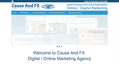 Desktop Screenshot of causeandfx.com